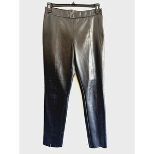 Unbranded Woman's Faux Leather Pull On Pants‎ Size 10 Grunge Rock Modern